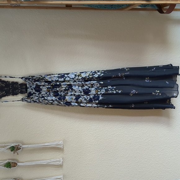 Anthropologie Lilka Lace Back Floral Dress XL - Picture 5 of 17